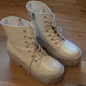 Extremely Worn Platform Boots